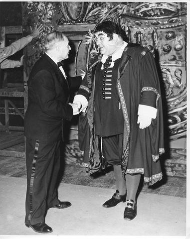 Don Giovanni, Wolfgang Amadeus Mozart. San Francisco Opera, 1949. Photographer: Paul G. Tracy/San Francisco Opera.