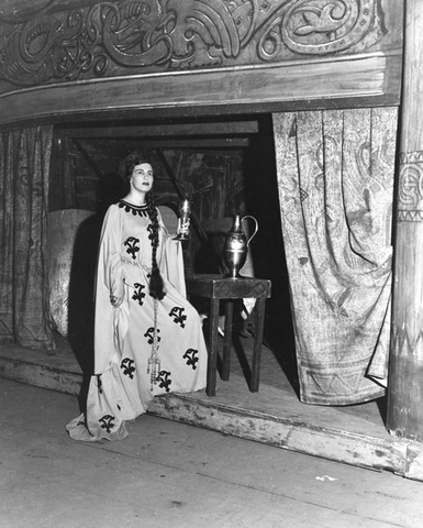 Tristan und Isolde, Richard Wagner. San Francisco Opera, 1949. Photographer: Unknown/San Francisco Opera.