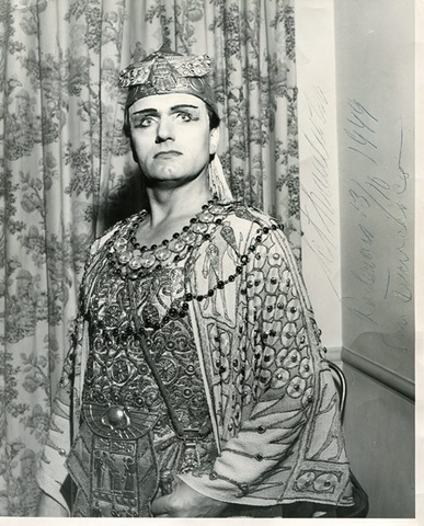 Aida, Giuseppe Verdi. San Francisco Opera, 1949. Photographer: Paul G. Tracy/San Francisco Opera.