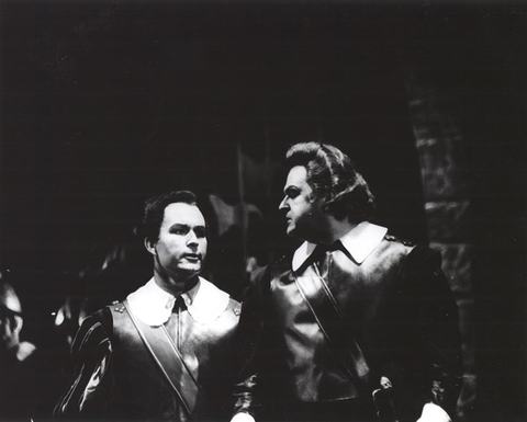 I Puritani, Vincenzo Bellini. San Francisco Opera, 1966. Photographer: Unknown/San Francisco Opera.