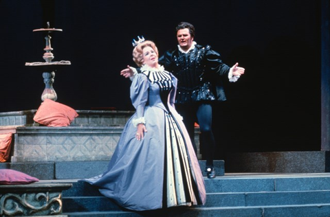 Don Carlo, Giuseppe Verdi. San Francisco Opera, 1966. Photographer: Robert Cahen/San Francisco Opera.