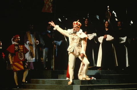 Don Carlo, Giuseppe Verdi. San Francisco Opera, 1966. Photographer: Robert Cahen/San Francisco Opera.