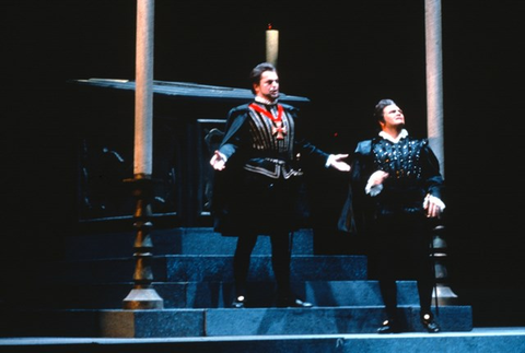 Don Carlo, Giuseppe Verdi. San Francisco Opera, 1966. Photographer: Robert Cahen/San Francisco Opera.