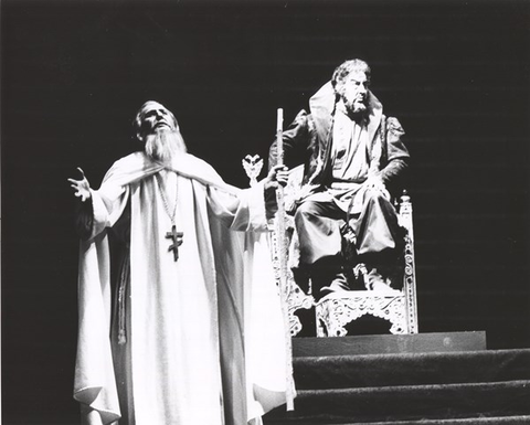 Boris Godunov, Modest Petrovich Mussorgsky. San Francisco Opera, 1966. Photographer: Unknown/San Francisco Opera.