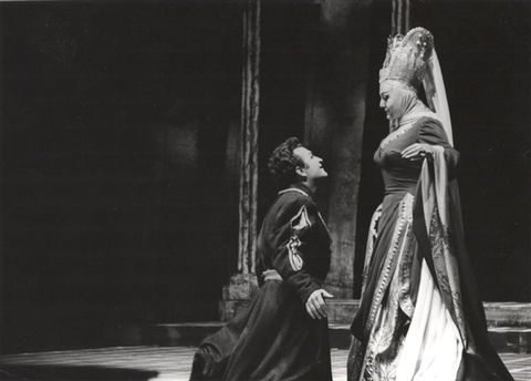 Tannhäuser, Richard Wagner. San Francisco Opera, 1966. Photographer: Unknown/San Francisco Opera.