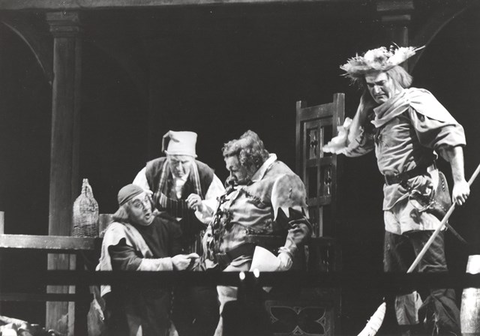 Falstaff, Giuseppe Verdi. San Francisco Opera, 1966. Photographer: Unknown/San Francisco Opera.