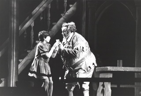 Falstaff, Giuseppe Verdi. San Francisco Opera, 1966. Photographer: Unknown/San Francisco Opera.