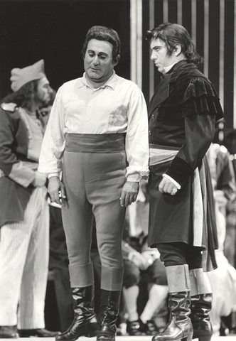 Andrea Chénier, Umberto Giordano. San Francisco Opera, 1965. Photographer: Carolyn Mason Jones/San Francisco Opera.