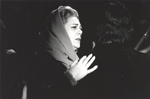 Andrea Chénier, Umberto Giordano. San Francisco Opera, 1965. Photographer: Carolyn Mason Jones/San Francisco Opera.