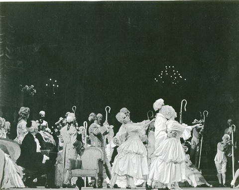 Andrea Chénier, Umberto Giordano. San Francisco Opera, 1965. Photographer: Carolyn Mason Jones/San Francisco Opera.