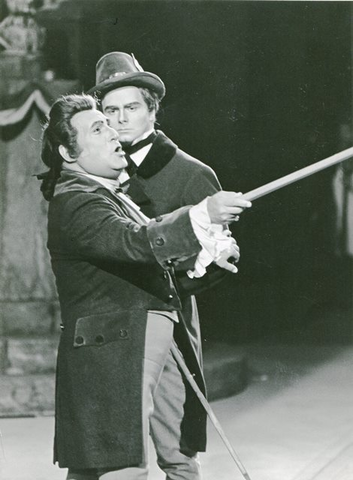 Andrea Chénier, Umberto Giordano. San Francisco Opera, 1965. Photographer: Carolyn Mason Jones/San Francisco Opera.