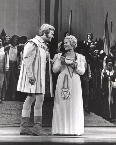 Die Meistersinger von Nürnberg , Richard Wagner. San Francisco Opera, 1965. Photographer: Pete Peters/San Francisco Opera.