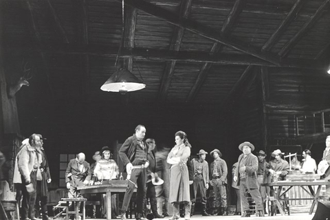 La Fanciulla del West, Giacomo Puccini. San Francisco Opera, 1965. Photographer: Carolyn Mason Jones/San Francisco Opera.