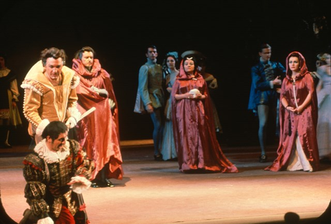 Don Giovanni, Wolfgang Amadeus Mozart. San Francisco Opera, 1965. Photographer: Robert Cahen/San Francisco Opera.