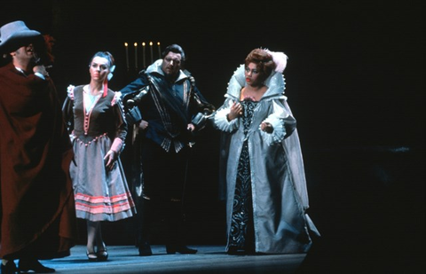 Don Giovanni, Wolfgang Amadeus Mozart. San Francisco Opera, 1965. Photographer: Robert Cahen/San Francisco Opera.