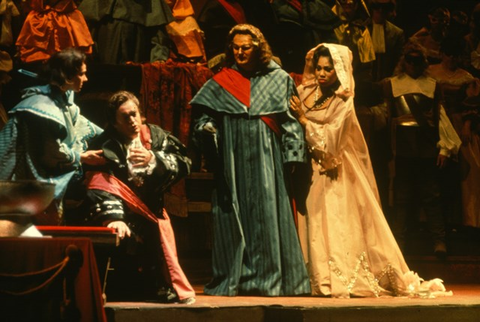 Un Ballo in Maschera, Giuseppe Verdi. San Francisco Opera, 1965. Photographer: Robert Cahen/San Francisco Opera.