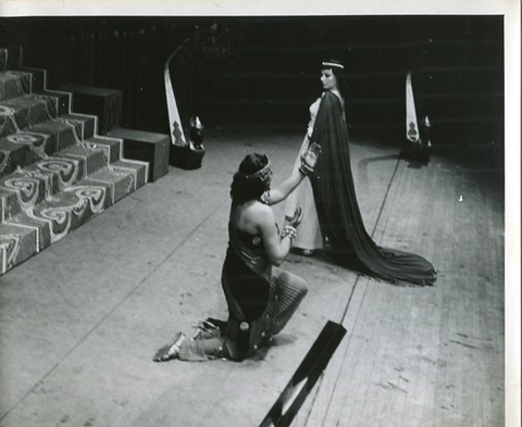 Aida, Giuseppe Verdi. San Francisco Opera, 1950. Photographer: R. Strohmeyer/San Francisco Opera.