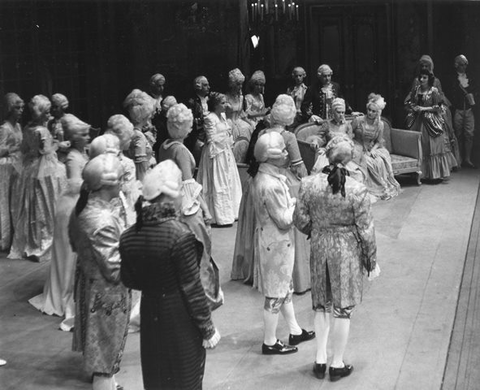 Andrea Chénier, Umberto Giordano. San Francisco Opera, 1950. Photographer: R. Strohmeyer/San Francisco Opera.