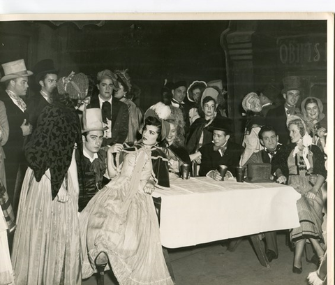 La Bohème, Giacomo Puccini. San Francisco Opera, 1950. Photographer: R. Strohmeyer/San Francisco Opera.