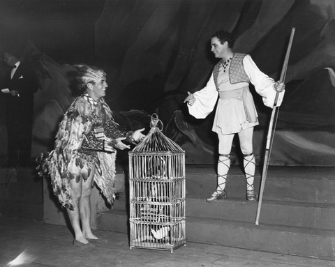 Die Zauberflöte, Wolfgang Amadeus Mozart. San Francisco Opera, 1950. Photographer: R. Strohmeyer/San Francisco Opera.