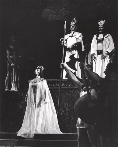 Aida, Giuseppe Verdi. San Francisco Opera, 1963. Photographer: Pete Peters/San Francisco Opera.