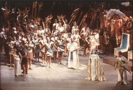 Aida, Giuseppe Verdi. San Francisco Opera, 1963. Photographer: Robert Cahen/San Francisco Opera.