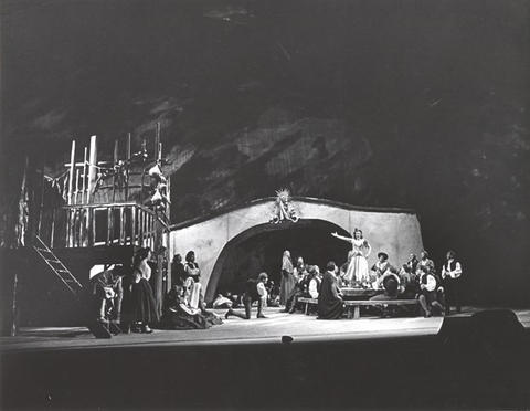 La Forza del Destino, Giuseppe Verdi. San Francisco Opera, 1963. Photographer: Carolyn Mason Jones/San Francisco Opera.