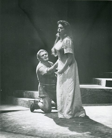 Die Walküre, Richard Wagner. San Francisco Opera, 1963. Photographer: Pete Peters/San Francisco Opera.