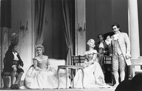 Capriccio, Richard Strauss. San Francisco Opera, 1963. Photographer: Pete Peters/San Francisco Opera.