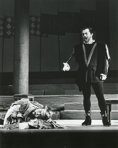 Otello, Giuseppe Verdi. San Francisco Opera, 1964. Photographer: Pete Peters/San Francisco Opera.