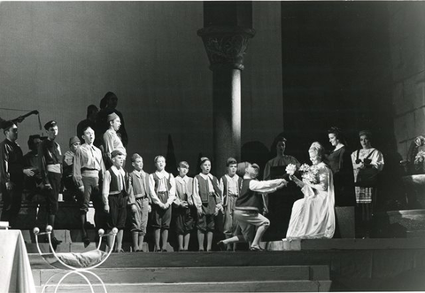 Otello, Giuseppe Verdi. San Francisco Opera, 1964. Photographer: Unknown/San Francisco Opera.