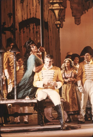 Carmen, Georges Bizet. San Francisco Opera, 1964. Photographer: Robert Cahen/San Francisco Opera.