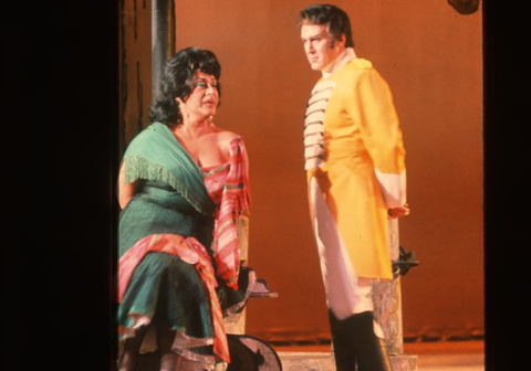 Carmen, Georges Bizet. San Francisco Opera, 1964. Photographer: Robert Cahen/San Francisco Opera.