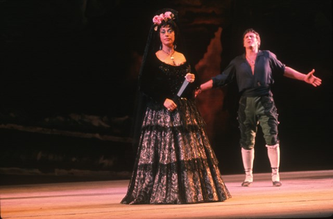 Carmen, Georges Bizet. San Francisco Opera, 1964. Photographer: Robert Cahen/San Francisco Opera.