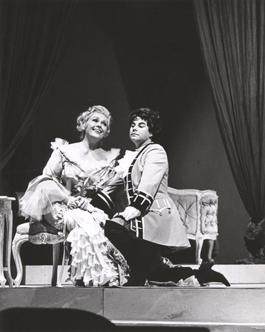 Der Rosenkavalier, Richard Strauss. San Francisco Opera, 1964. Photographer: Pete Peters/San Francisco Opera.