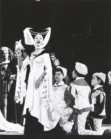 Carmina Burana, Carl Orff. San Francisco Opera, 1964. Photographer: Pete Peters/San Francisco Opera.