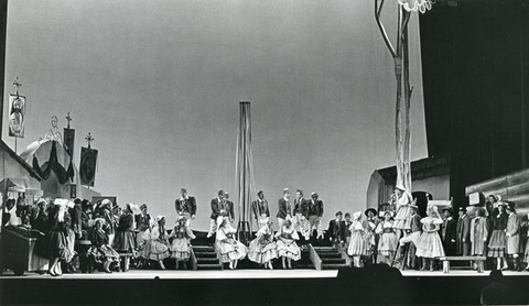 The Bartered Bride, Bedřich Smetana. San Francisco Opera, 1964. Photographer: Carolyn Mason Jones/San Francisco Opera.