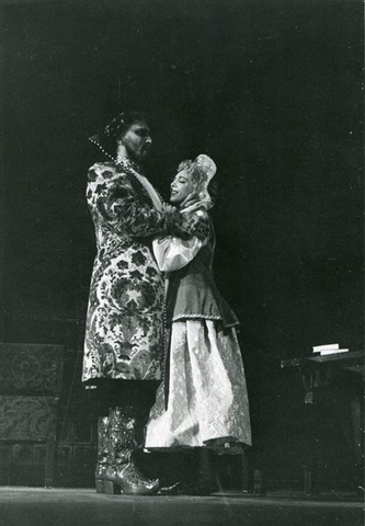 Boris Godunov, Modest Mussorgsky. San Francisco Opera, 1953. Photographer: Skelton Studios/San Francisco Opera.