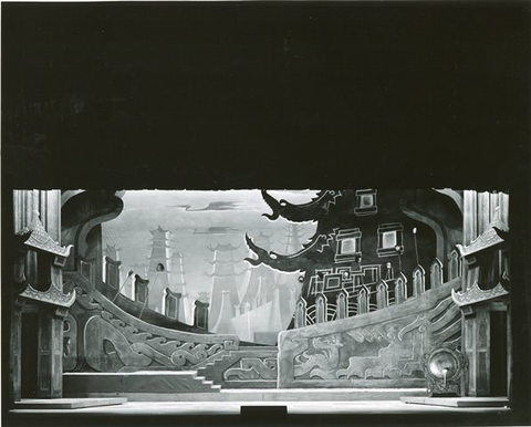 Turandot, Giacomo Puccini. San Francisco Opera, 1953. Photographer: R. Strohmeyer/San Francisco Opera.