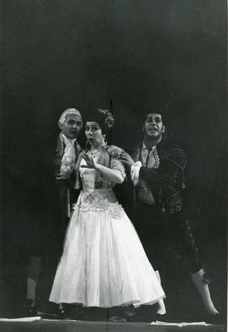 Il Barbiere di Siviglia, Gioachino Rossini. San Francisco Opera, 1953. Photographer: Robert Lackenbach/San Francisco Opera.