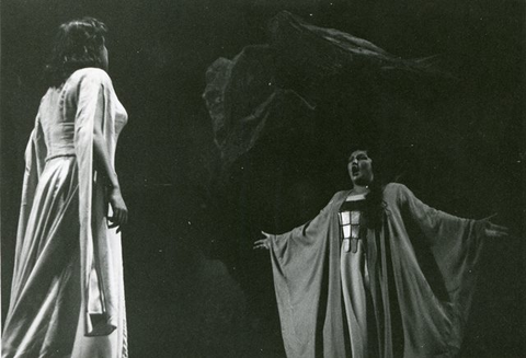 Die Walküre, Richard Wagner. San Francisco Opera, 1953. Photographer: Unknown/San Francisco Opera.