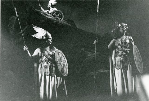 Die Walküre, Richard Wagner. San Francisco Opera, 1953. Photographer: Unknown/San Francisco Opera.