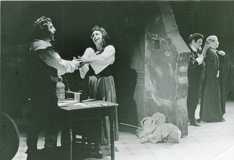 Rigoletto, Giuseppe Verdi. San Francisco Opera, 1961. Photographer: Carolyn Mason Jones/San Francisco Opera.