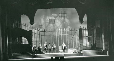 Don Carlo, Giuseppe Verdi. San Francisco Opera, 1962. Photographer: Carolyn Mason Jones/San Francisco Opera.