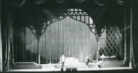 Don Carlo, Giuseppe Verdi. San Francisco Opera, 1962. Photographer: Carolyn Mason Jones/San Francisco Opera.