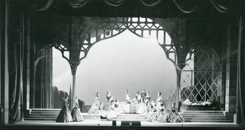 Don Carlo, Giuseppe Verdi. San Francisco Opera, 1962. Photographer: Carolyn Mason Jones/San Francisco Opera.