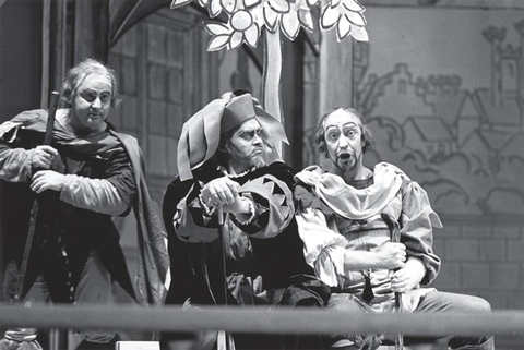 Falstaff, Giuseppe Verdi. San Francisco Opera, 1962. Photographer: Carolyn Mason Jones/San Francisco Opera.