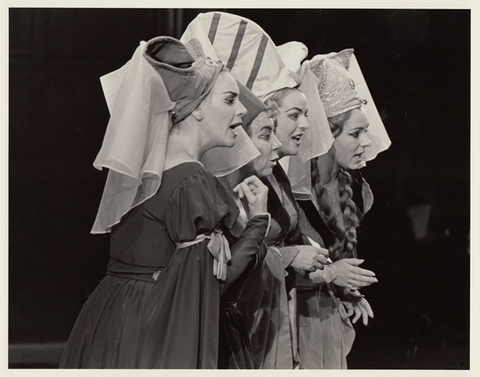 Falstaff, Giuseppe Verdi. San Francisco Opera, 1962. Photographer: Carolyn Mason Jones/San Francisco Opera.