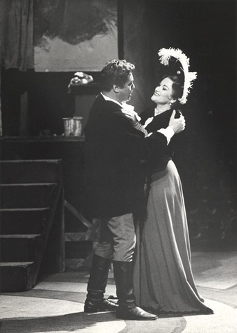 Tosca, Giacomo Puccini. San Francisco Opera, 1960. Photographer: Carolyn Mason Jones/San Francisco Opera.