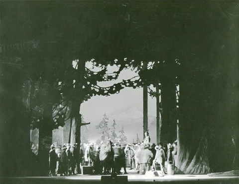 La Fanciulla del West, Giacomo Puccini. San Francisco Opera, 1960. Photographer: Carolyn Mason Jones/San Francisco Opera.